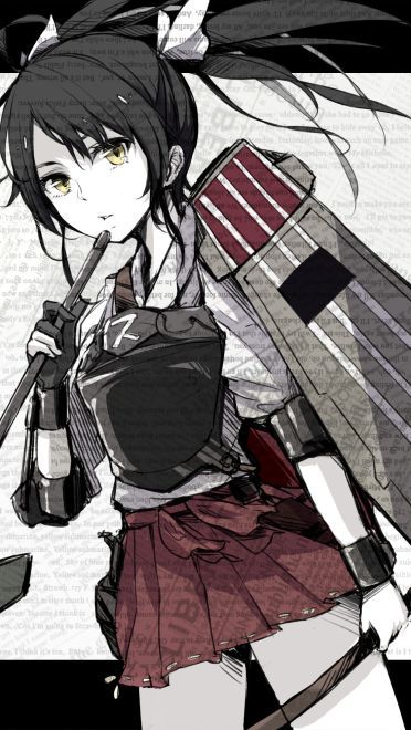 舰队Collection 小姨子舰娘 瑞鹤 动漫手机壁纸下载(1)