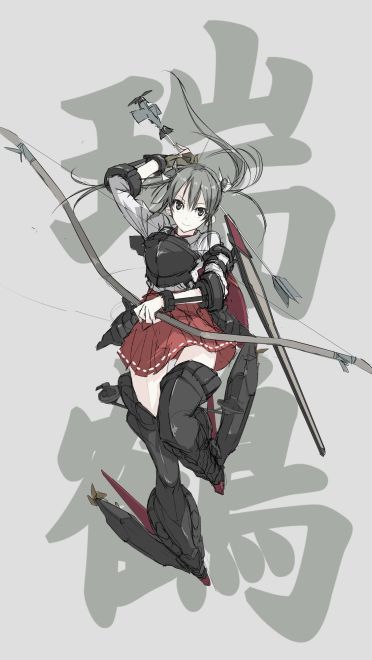 舰队Collection 小姨子舰娘 瑞鹤 动漫手机壁纸下载(1)