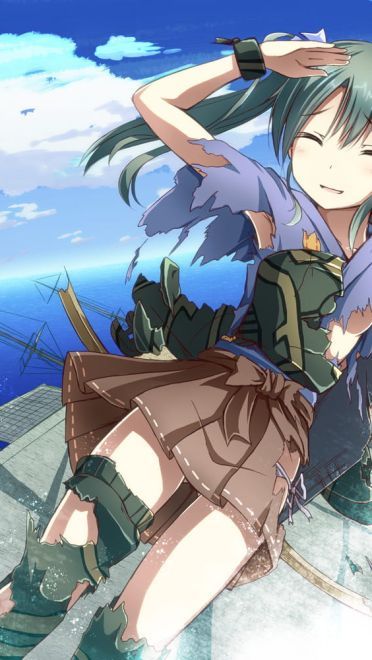 舰队Collection 小姨子舰娘 瑞鹤 动漫手机壁纸下载(1)