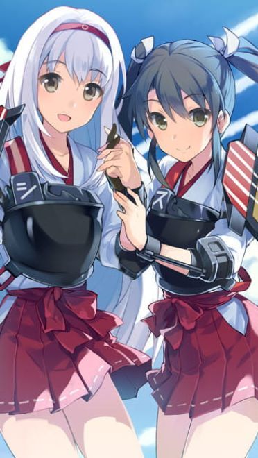 舰队Collection 小姨子舰娘 瑞鹤 动漫手机壁纸下载(1)