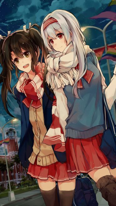 舰队Collection 小姨子舰娘 瑞鹤 动漫手机壁纸下载(1)