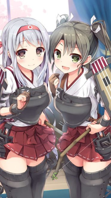 舰队Collection 小姨子舰娘 瑞鹤 动漫手机壁纸下载(1)