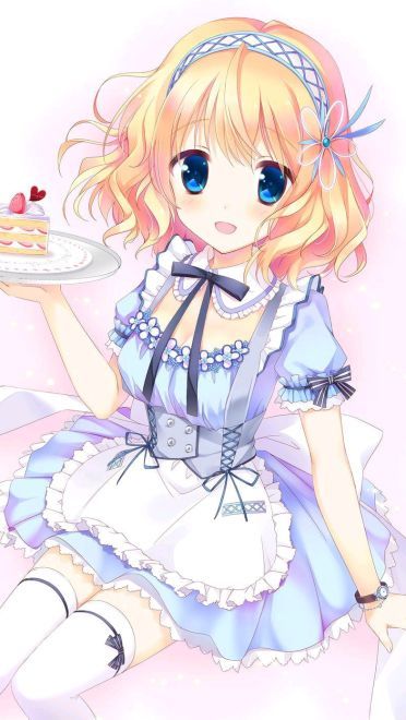 辛勤劳作的女孩 女仆手机壁纸(1)