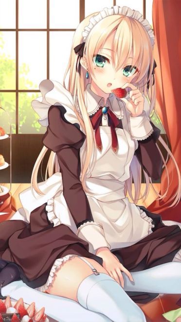 辛勤劳作的女孩 女仆手机壁纸(1)