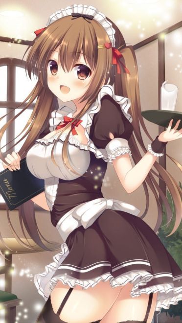 辛勤劳作的女孩 女仆手机壁纸(1)