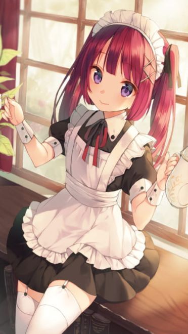 辛勤劳作的女孩 女仆手机壁纸(1)