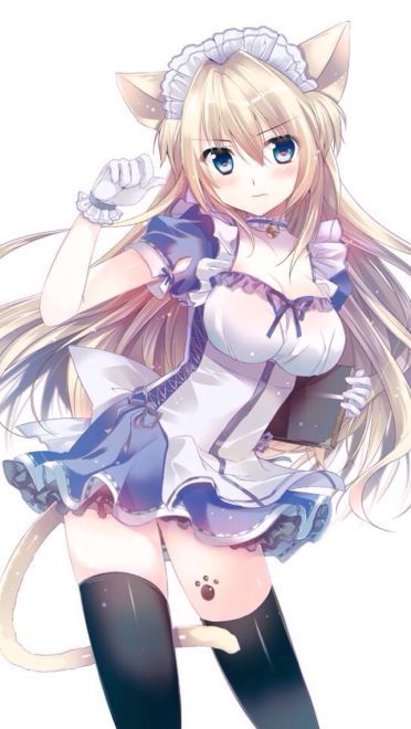 辛勤劳作的女孩 女仆手机壁纸(1)