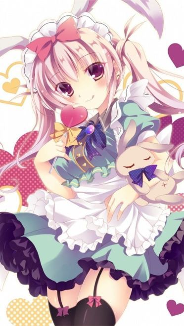 辛勤劳作的女孩 女仆手机壁纸(1)