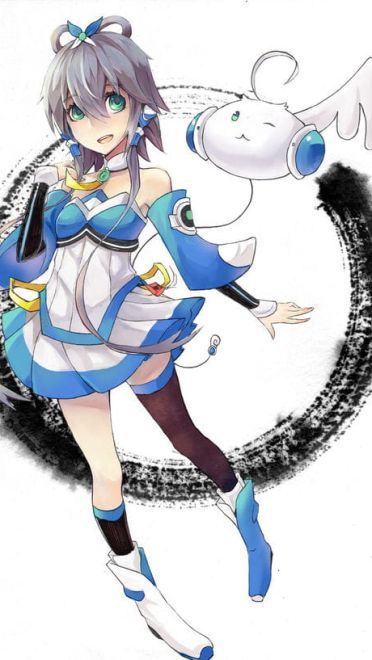 VOCALOID吃货洛神 洛天依手机壁纸