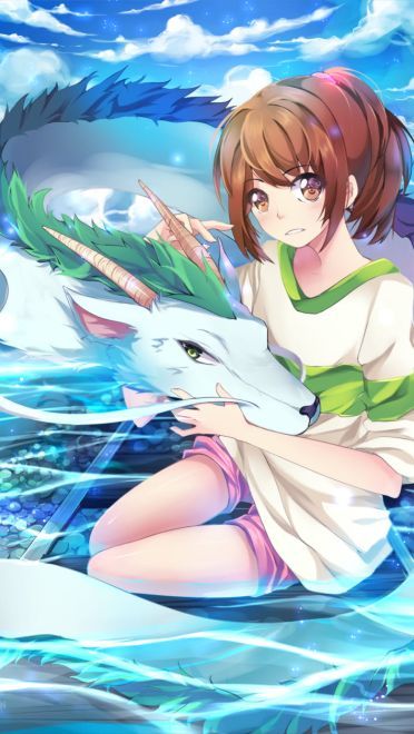 我们还能再见面吗？千与千寻的神隐手机壁纸