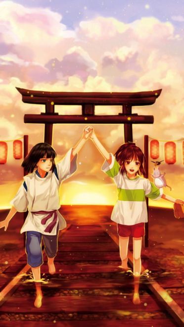 我们还能再见面吗？千与千寻的神隐手机壁纸