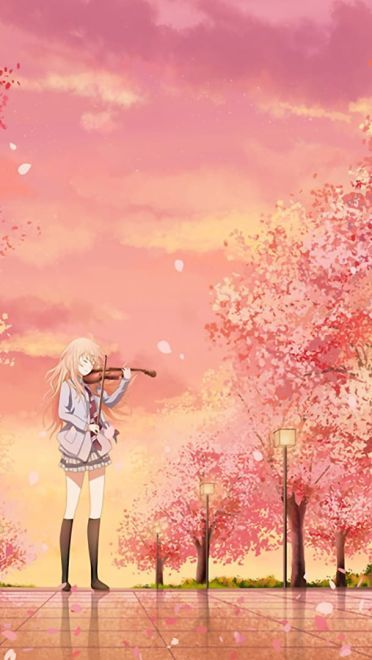 和你相遇的春天 四月是你的谎言 宫园薰电脑壁纸(1)