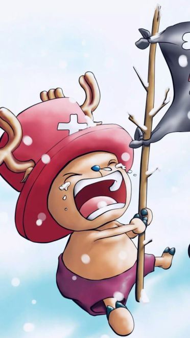 狸猫还是驯鹿？海贼王乔巴手机壁纸(1)