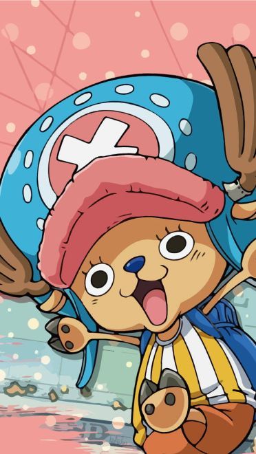 狸猫还是驯鹿？海贼王乔巴手机壁纸(1)