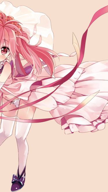 不一样的美 二次元的婚纱照桌面壁纸(1)