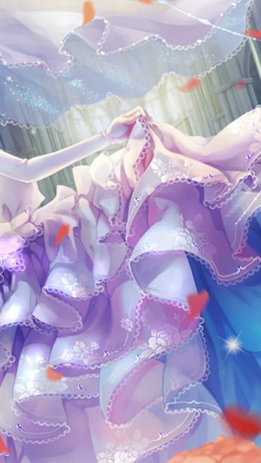 不一样的美 二次元的婚纱照桌面壁纸(1)