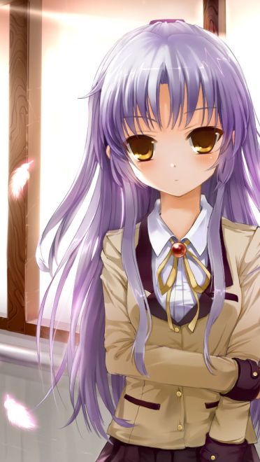 天使少女立华奏 Angel Beats!手机壁纸