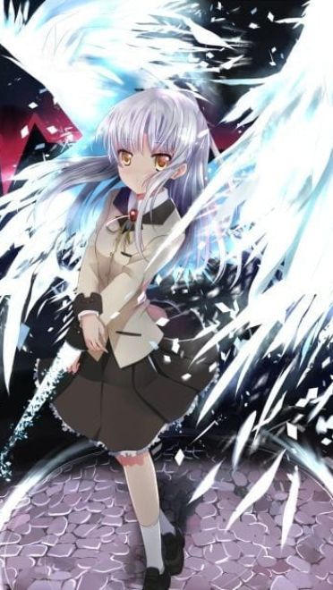 天使少女立华奏 Angel Beats!手机壁纸