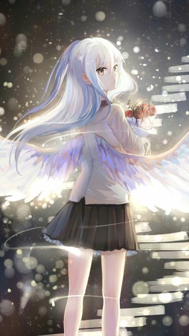 天使少女立华奏 Angel Beats!手机壁纸