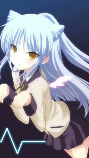 天使少女立华奏 Angel Beats!手机壁纸