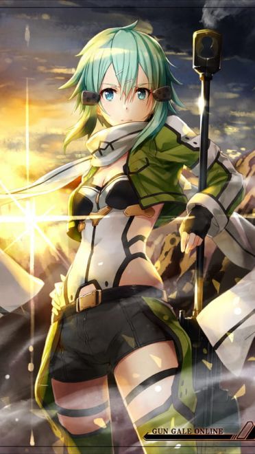 冥府女神 刀剑神域朝田诗乃手机壁纸(1)