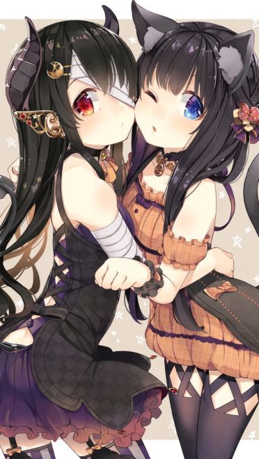 纯纯欲动 相亲相爱少女百合手机壁纸