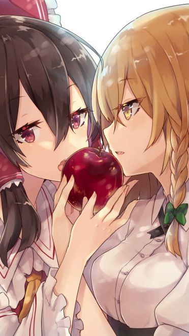 纯纯欲动 相亲相爱少女百合手机壁纸