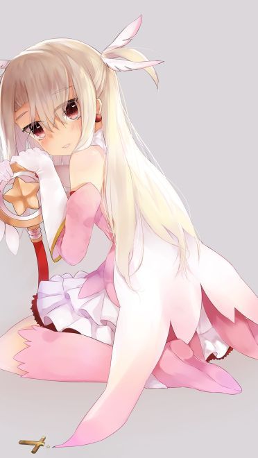 萝莉小魔女 魔法少女伊莉雅手机壁纸(1)