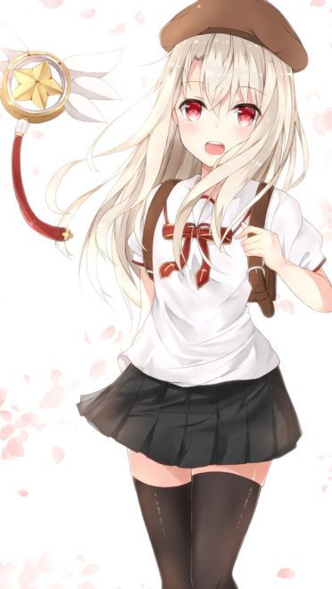 萝莉小魔女 魔法少女伊莉雅手机壁纸(1)