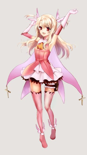 萝莉小魔女 魔法少女伊莉雅手机壁纸(1)