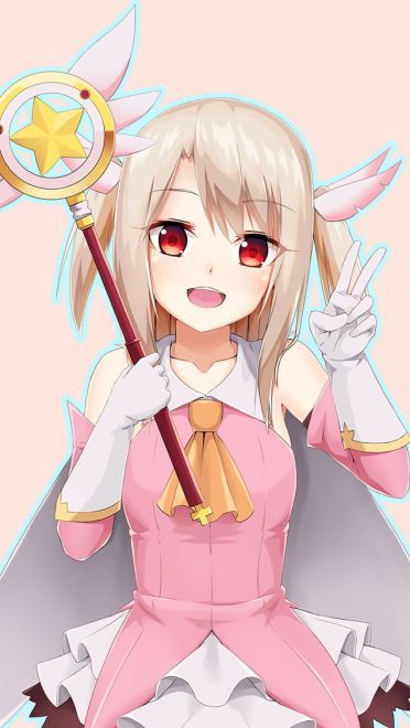 萝莉小魔女 魔法少女伊莉雅手机壁纸(1)