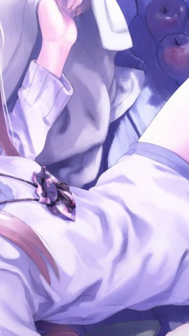 狼少女贤狼赫萝 动漫电脑壁纸(1)