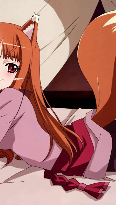 狼少女贤狼赫萝 动漫电脑壁纸(1)