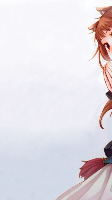 狼少女贤狼赫萝 动漫电脑壁纸(1)