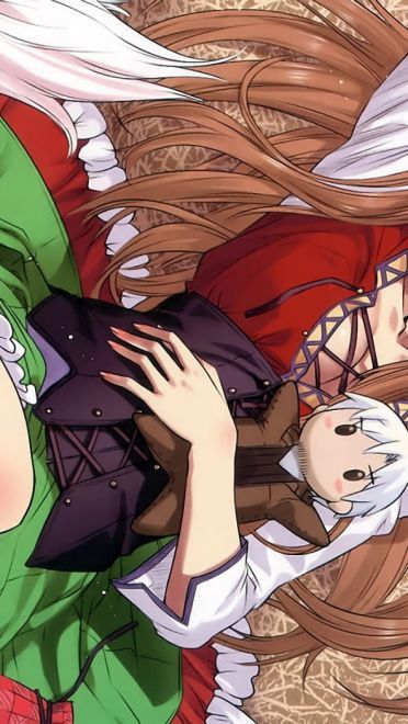 狼少女贤狼赫萝 动漫电脑壁纸(1)