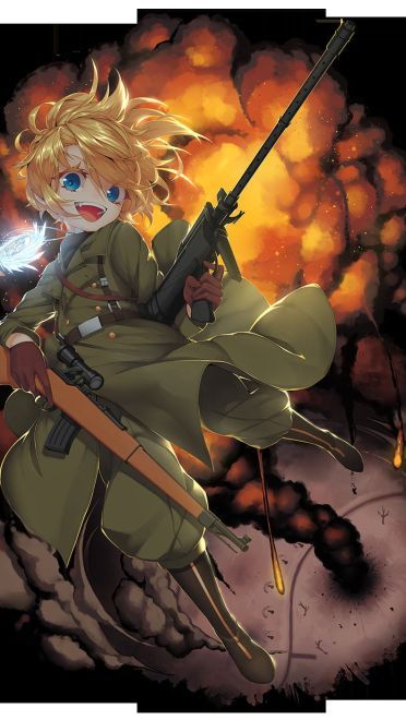 幼女战记 病娇幼女谭雅手机壁纸下载(1)