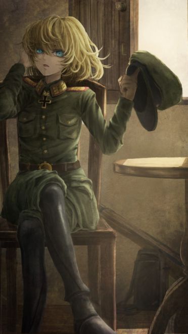 幼女战记 病娇幼女谭雅手机壁纸下载(1)