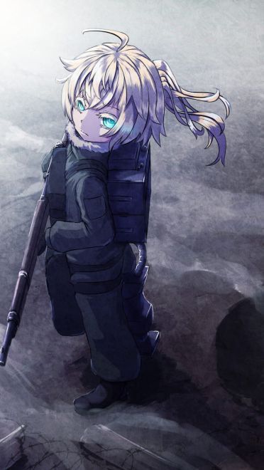 幼女战记 病娇幼女谭雅手机壁纸下载(1)