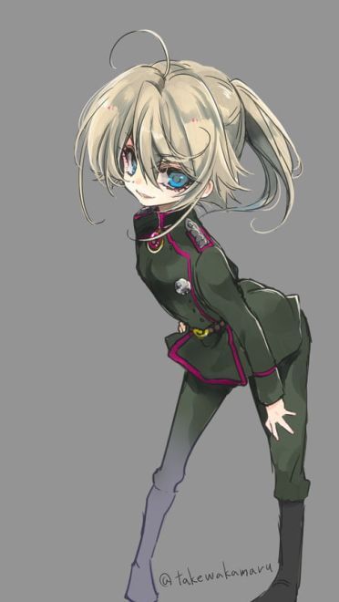 幼女战记 病娇幼女谭雅手机壁纸下载(1)