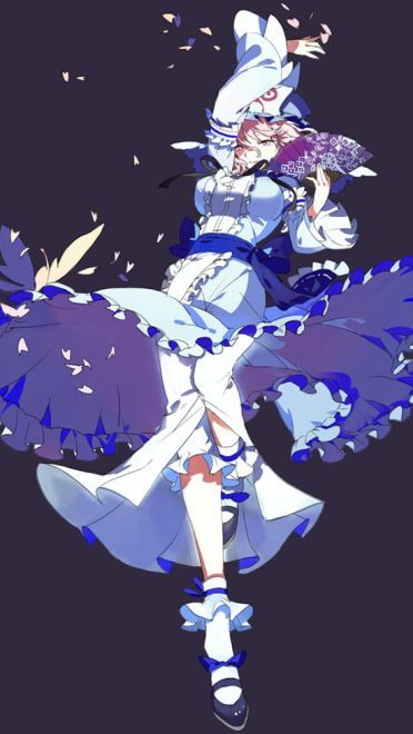 东方Project 西行寺幽幽子 动漫手机壁纸下载(1)