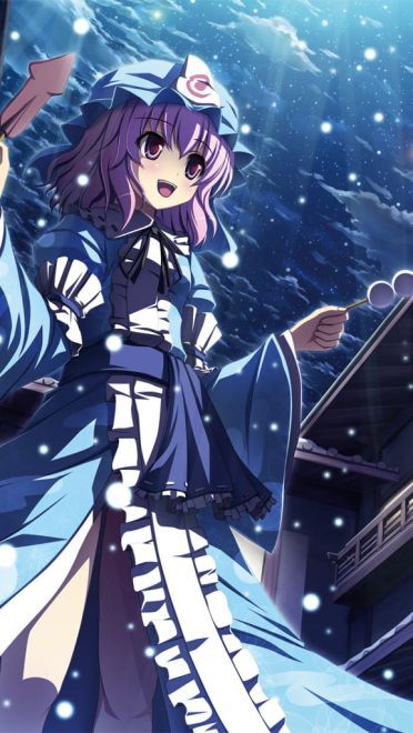 东方Project 西行寺幽幽子 动漫手机壁纸下载(1)