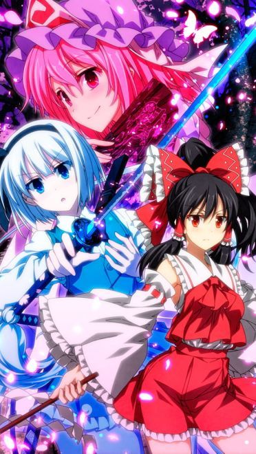 东方Project 西行寺幽幽子 动漫手机壁纸下载(1)