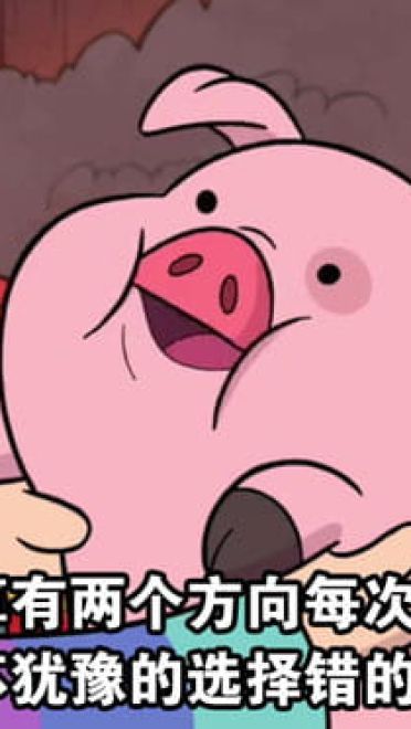 路痴的日常卡通小猪表情包