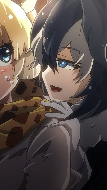 二次元少女露出娇羞的表情 电脑壁纸