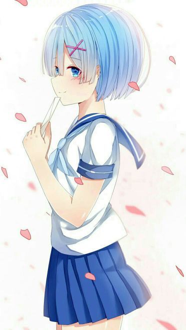 白嫩少女娇羞脸手机壁纸