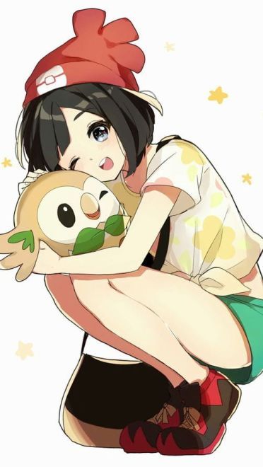 穿迷你小短裤二次元元美少女手机壁纸