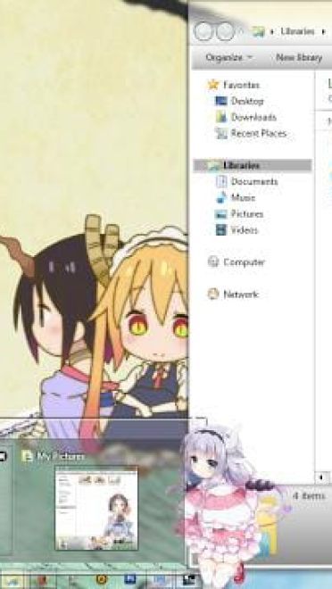 小林家的女仆龙 win7电脑主题下载