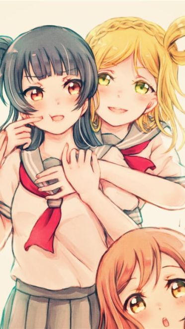 被捏脸的动漫女孩手机壁纸