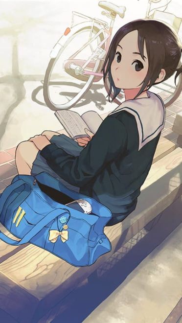 穿着JK制服的少女们！动漫手机壁纸