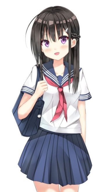 穿着JK制服的少女们！动漫手机壁纸